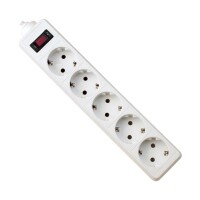 Сетевой фильтр Defender ES, 5 розеток, 1.8м, White (99481) - фото