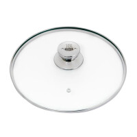 Крышка стеклянная с металл. ручкой 24 см (T5724)/TS Kitchen - фото