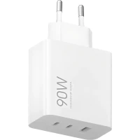 Зарядное устройство Xiaomi, 90W HyperCharge Power Adapter BHR087MEU/MDY-19-EK (2 Порта Распределение 67 Вт + 18 Вт) - фото