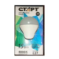 Лампа светодиодная СТАРТ LED E27 15W нейтральный - фото