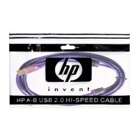Кабель HP invent USB 2.0 (type A-B) Violet 5 m original - фото