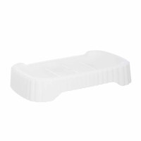 Мыльница VELVET БытПласт 138х87х25 мм (Белый), 433239616 - фото