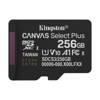 Карта памяти Kingston SDCS3/256GB Canvas Select Plus MicroSD (Class 10 UHS-I) - фото