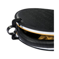 Насос ножной Air Step Pro-Air Pump 28 х 22 см, BESTWAY, 62005, Пластик, Шланг 0.8м., 3 насадки, 1.6 литра за цикл, Жёлто-Чёрный, В пленке - фото