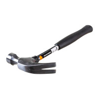 Молоток-гвоздодер, 450 г, боек 27 мм, металлическая трубчатая обрезиненная рукоятка// Sparta - фото