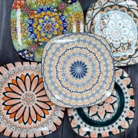 Тарелка сервировочная фарфор, 220156 - фото