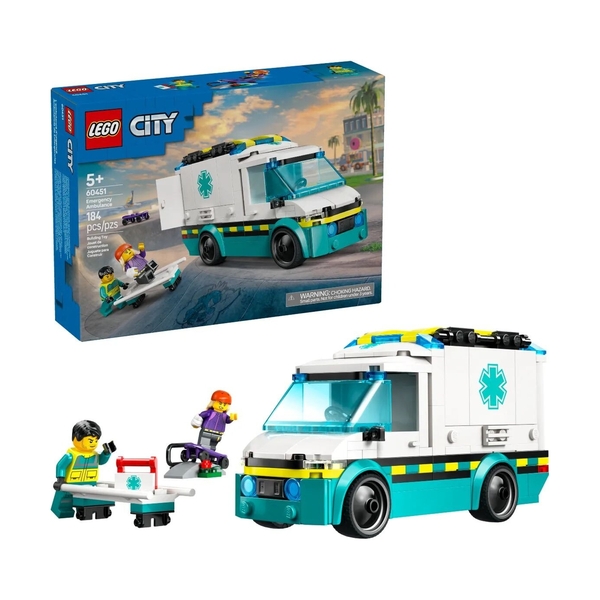 Конструктор Lego 60451 Город Машина скорой помощи - фото