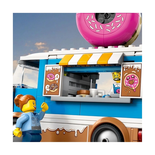 Конструктор Lego 60452 Город Фургон с пончиками - фото 5