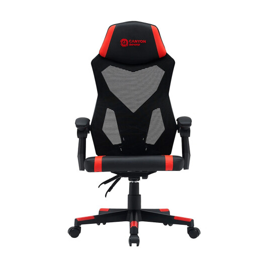 Игровое компьютерное кресло, Canyon CNE-MCH01 Black+White - фото