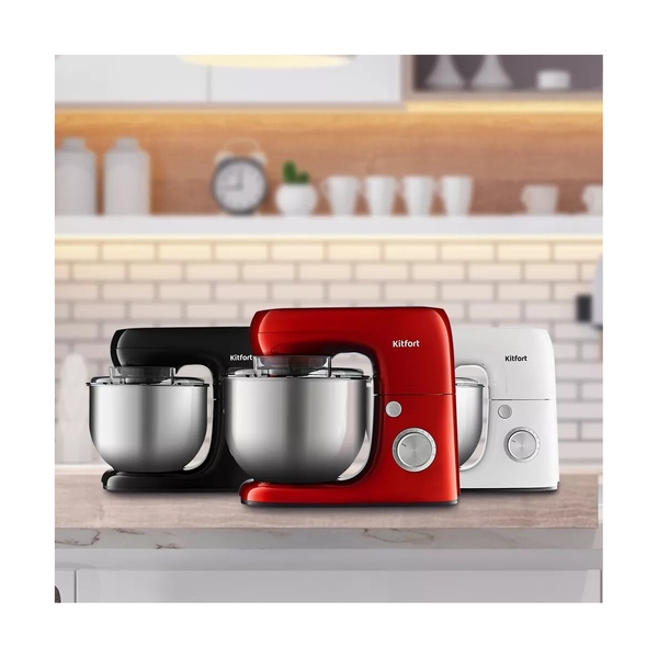 Планетарный миксер Kitfort КТ-3018-1 красный - фото 7