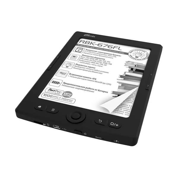 Электронная книга Ritmix RBK-676 черный - фото 2