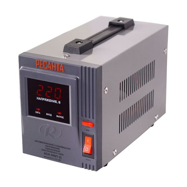 Стабилизатор напряжения Ресанта АСН-500/1-Ц - фото 3