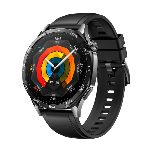 Смарт-часы Huawei Watch GT 5 Pro (46mm) Black Fluoroelastomer Strap (MSC012) - фото 2