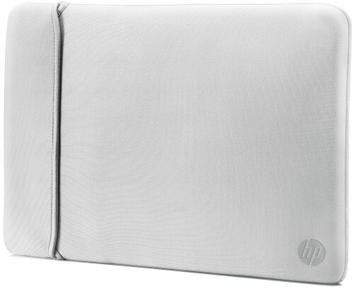 Чехол для ноутбука 15,6 HP Neoprene Reversible Sleeve, Black/Silver (2UF62AA) - фото