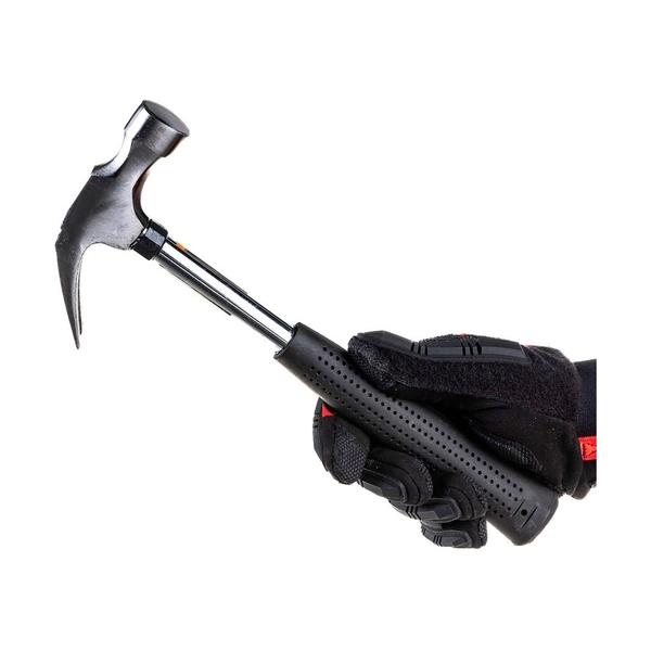 Молоток-гвоздодер, 450 г, боек 27 мм, металлическая трубчатая обрезиненная рукоятка// Sparta - фото 2