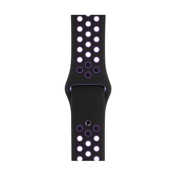 Ремешок Apple 40mm Black/Hyper Grape Nike Sport Band - S/M & M/L - фото