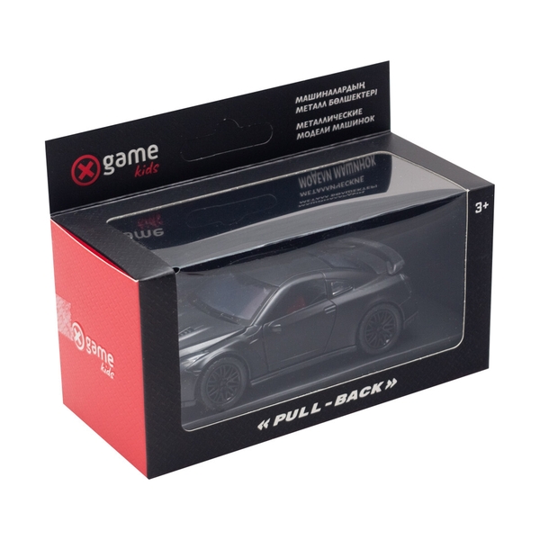 Металлическая машинка, X-Game Kids, 39600B, 1:32, 12 см, Чёрная - фото 3