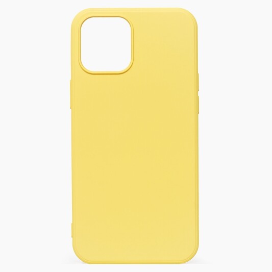 Чехол Soft Touch для Iphone 12 pro Желтый - фото