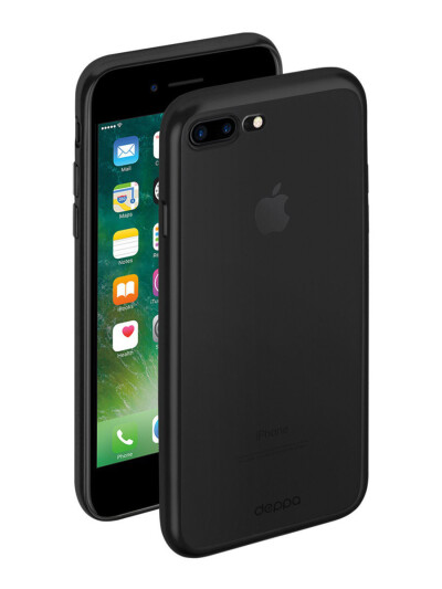 85253 Чехол Deppa Gel Plus Case для для Apple iPhone 7, черный - фото