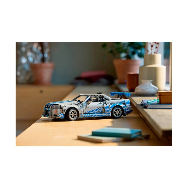 Конструктор Lego Nissan Skyline GT-R (R34) Техник Двойной форсаж: автомобиль 42210 - фото 7