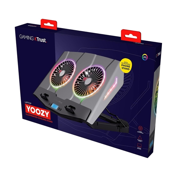Охлаждающая подставка для ноутбука Trust GXT 1127 YOOZY Black (24612) - фото 6