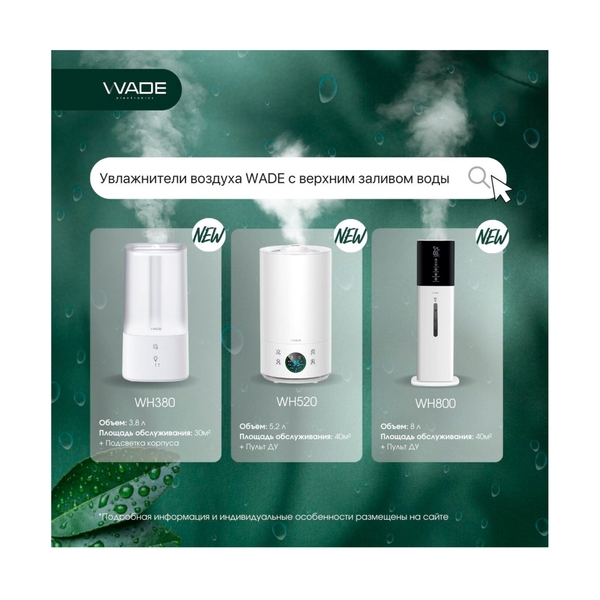 Увлажнитель воздуха WADE WH800 - фото 5