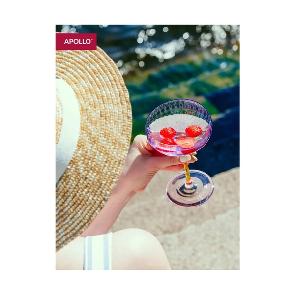 Набор бокалов для шампанского APOLLO Estrado 2 пр. 220 мл EST-220-2 - фото 2