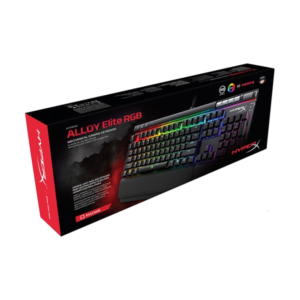 Клавиатура игровая HyperX Alloy Elite RGB Mechanical Gaming MX Brown HX-KB2BR2-RU/R1 - фото 2