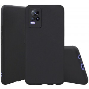 Чёрный силиконовый чехол для Vivo V21E/A-Case - фото