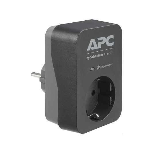 Сетевой фильтр APC PME1WB-GR, 1 розетка, Black