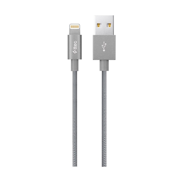 Кабель для зарядки ttec cable usb - Lightning MFI Dark Gray (2DKM02UG) - фото