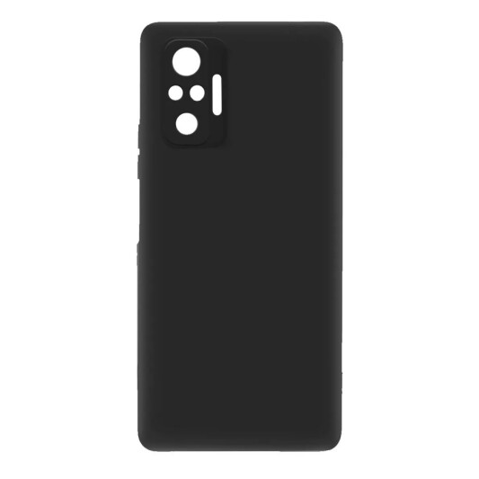 Чёрный силиконовый чехол для Xiaomi Redmi Note 10/A-Case - фото