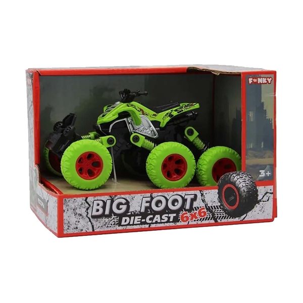 Funky Toys FT97933 Инерционная машинка Внедорожник 6х6 зеленая - фото 2