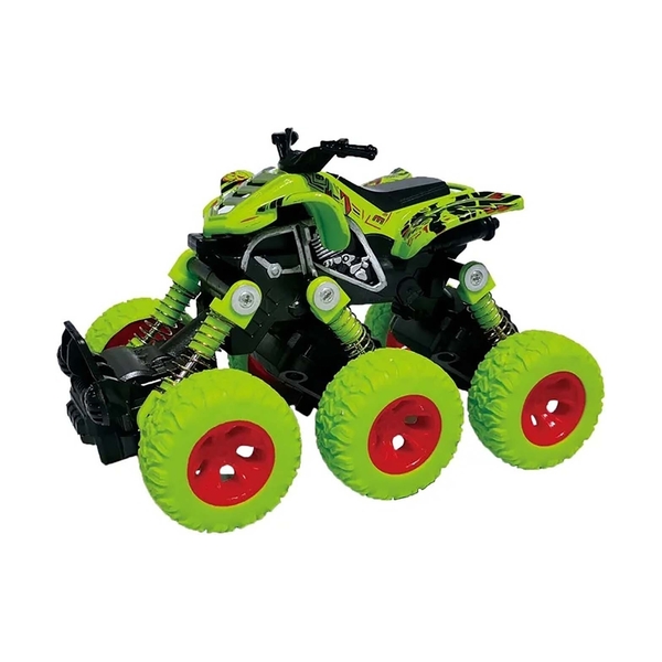 Funky Toys FT97933 Инерционная машинка Внедорожник 6х6 зеленая - фото
