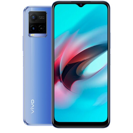 Смартфон ViVO Y21 Metallic Blue - фото