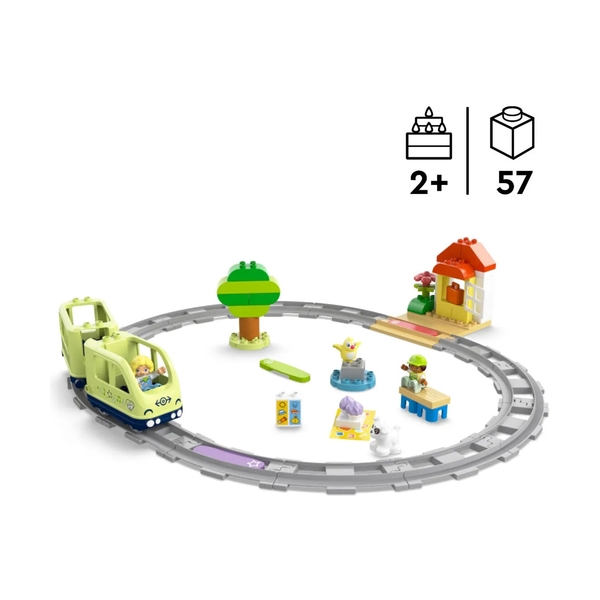 Конструктор Lego 10427 Дупло Интерактивный поезд приключений - фото 4