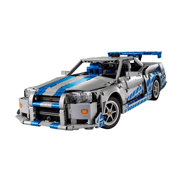 Конструктор Lego Nissan Skyline GT-R (R34) Техник Двойной форсаж: автомобиль 42210 - фото 2
