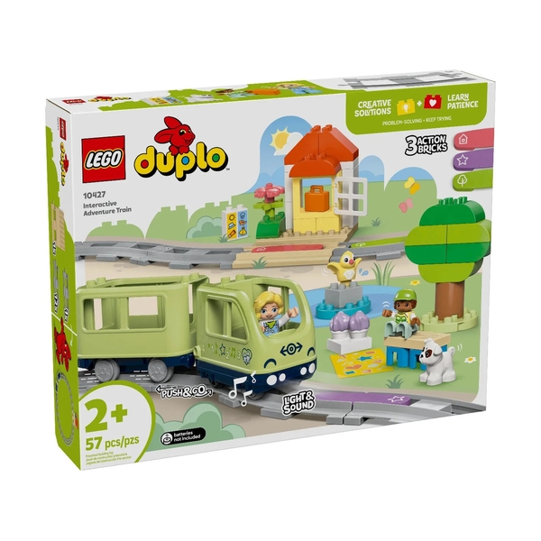 Конструктор Lego 10427 Дупло Интерактивный поезд приключений - фото