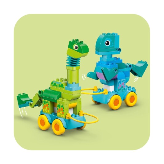 Конструктор Lego 10451 Дупло Динозавры на колесах 3 в 1 - фото 6
