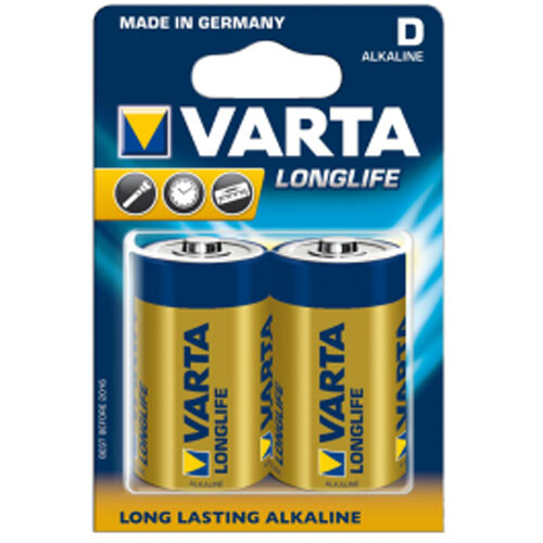 Батарейки Varta Longlife 1,5V D/LR20 4120 (2шт.) - фото