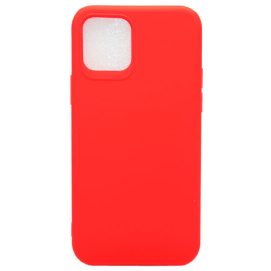 Чехол Soft Touch для Iphone 12 красный - фото
