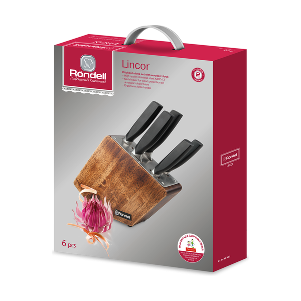Аксессуар для кухни Rondell RD-482 набор ножей - фото 7