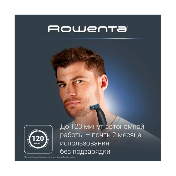 Триммер для бороды Rowenta Sport Forever Sharp TN6011F0 - фото 4