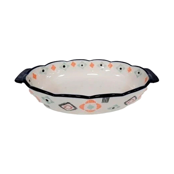 Форма для запекания с ручками Olimpic фарфор 201304 - фото