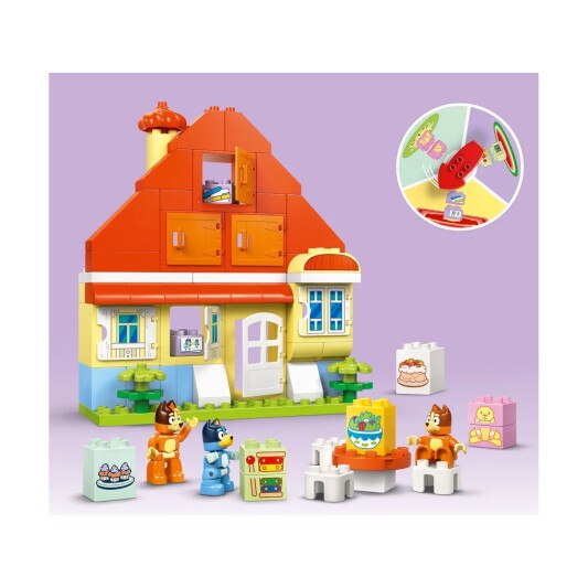 Конструктор Lego 10459 Дупло Дом семьи Блуи с игрой «Память» - фото 6