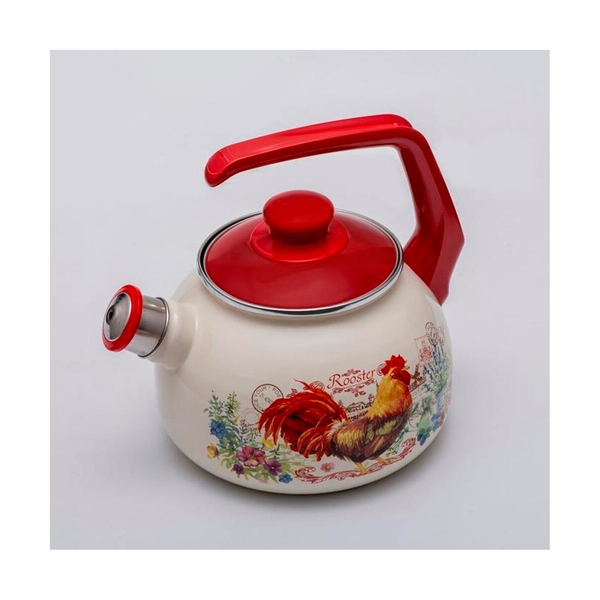 Чайник с бак. руч. Metrot, Золотой Петушок, 2,5л, 196631 - фото 2