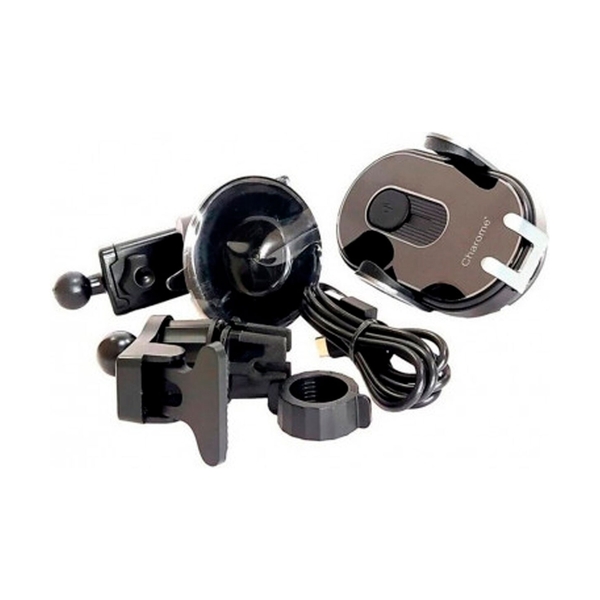 Автомобильный держатель H3 Kirin, с беспроводной зарядкой, черный - фото 3