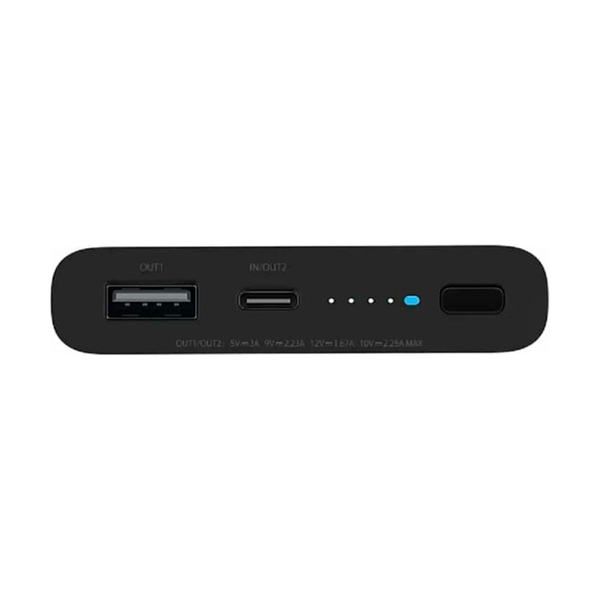 Портативный внешний аккумулятор, Xiaomi, 10W Power Bank 10000, WPB15PDZM/BHR5460GL, Черный - фото 4