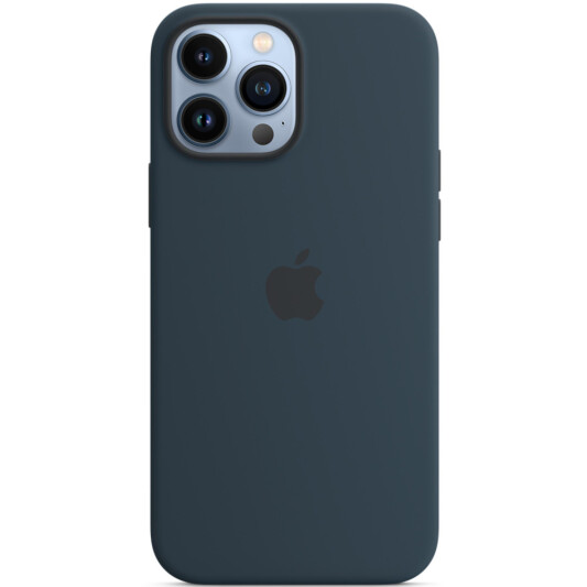 iPhone 13 Pro Max Silicone Case with MagSafe – Abyss Blue Model A2708 - фото