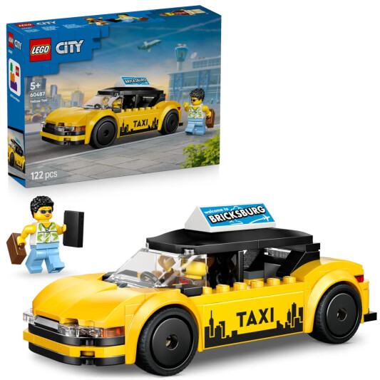 Конструктор Lego 60487 Город Желтое Такси - фото 6